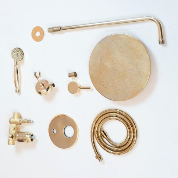 Antique Brass Concealed Shower - Image 10