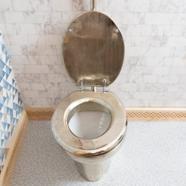 The Victorian German Silver high level toilet - Image 10