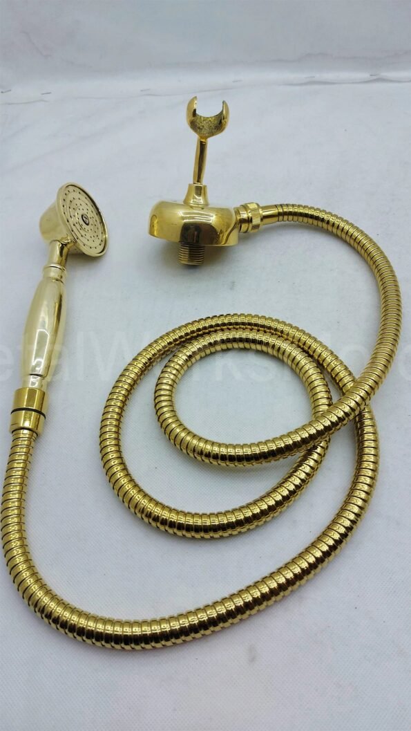 Solid Brass Shower System Lever Handle With Handheld Shower And Shower Head - Image 4