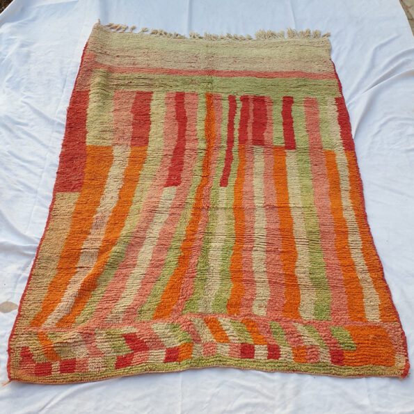 LWIMINA | 8x5 Ft | 2,5x1,6 m | Moroccan Colorful Rug | 100% wool handmade - Image 4