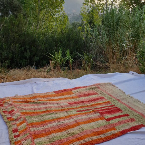 LWIMINA | 8x5 Ft | 2,5x1,6 m | Moroccan Colorful Rug | 100% wool handmade - Image 7