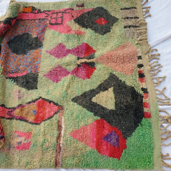 NEBTA | 8x5 Ft | 2,6x1,6 m | Moroccan Colorful Rug | 100% wool handmade - Image 2