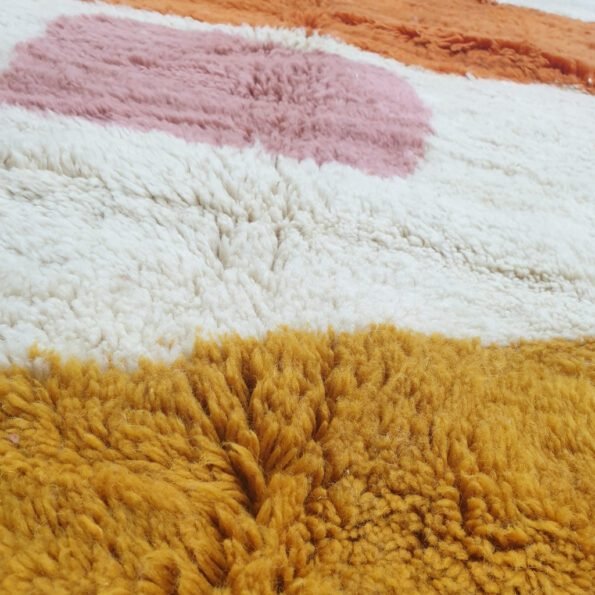 HIDY (Ultra Fluffy Beni rug) | 10x8 Ft | 300x2,50 m | Moroccan Beni Mrirt Rug | 100% wool handmade - Image 7