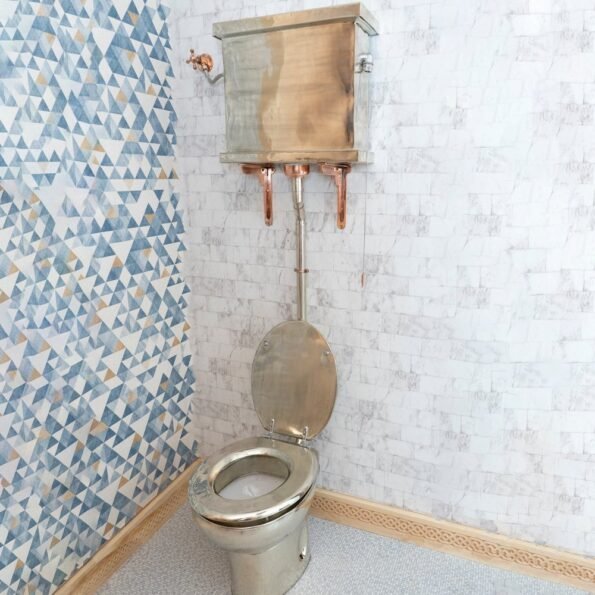 The Victorian German Silver high level toilet - Image 4