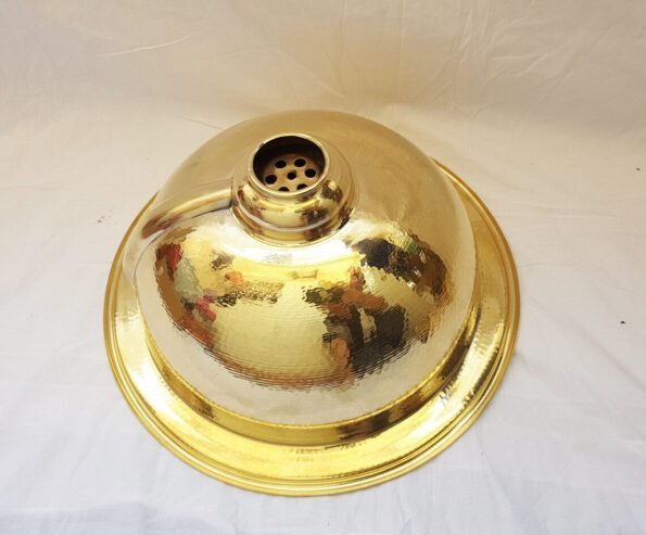 Moroccan brass sink, large sink , brass moroccan sink hammered gold color round handmade , - Image 4