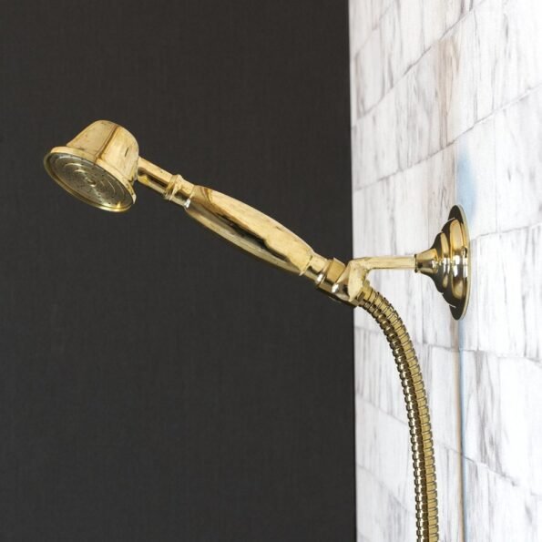 Solid Brass Shower System With Handheld Shower - Image 3