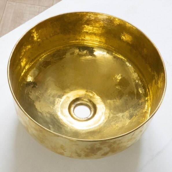 Solid Brass Round Vessel Sink - Image 5