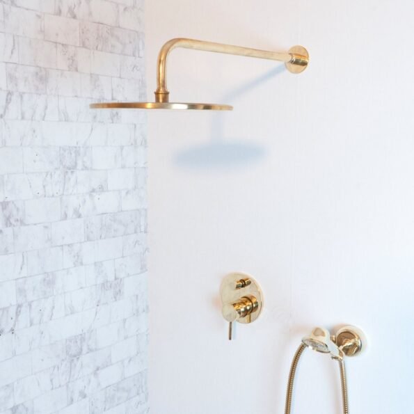 Antique Brass Concealed Shower - Image 2