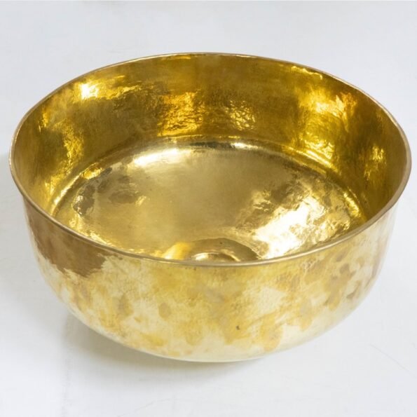 Solid Brass Round Vessel Sink - Image 3