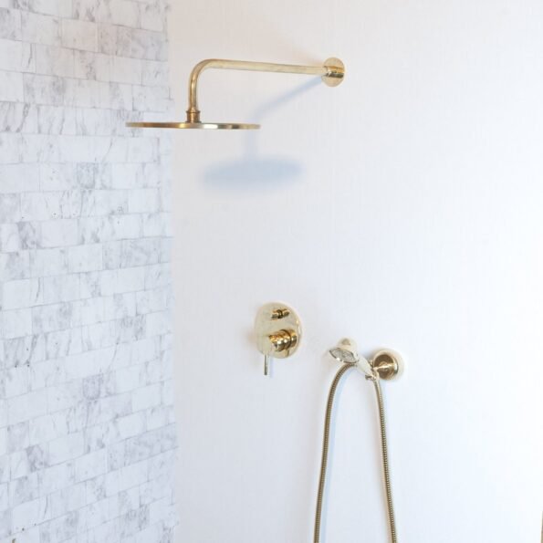 Antique Brass Concealed Shower - Image 8