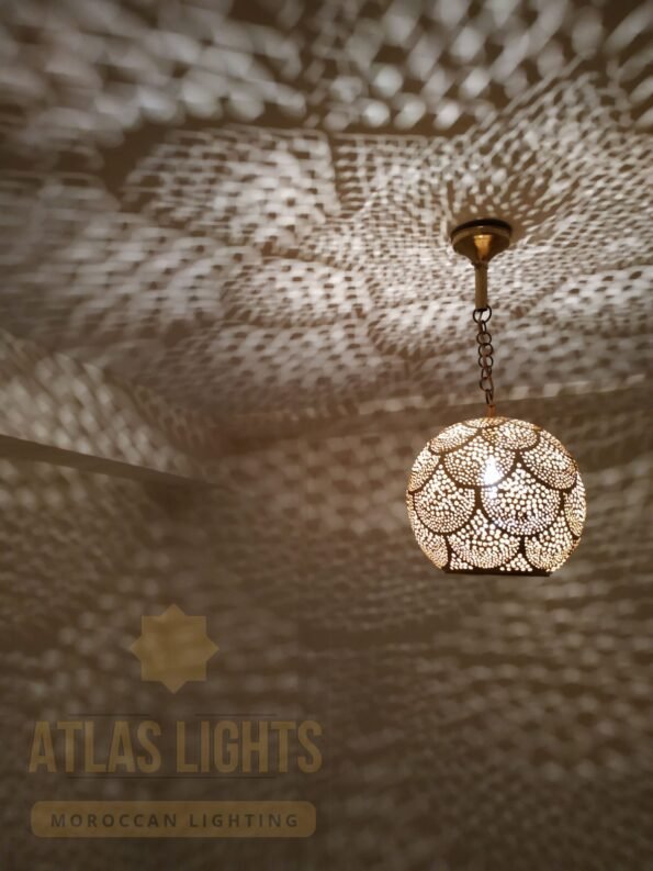 Moroccan Lights-Moroccan Pendant Light Ball - Image 3