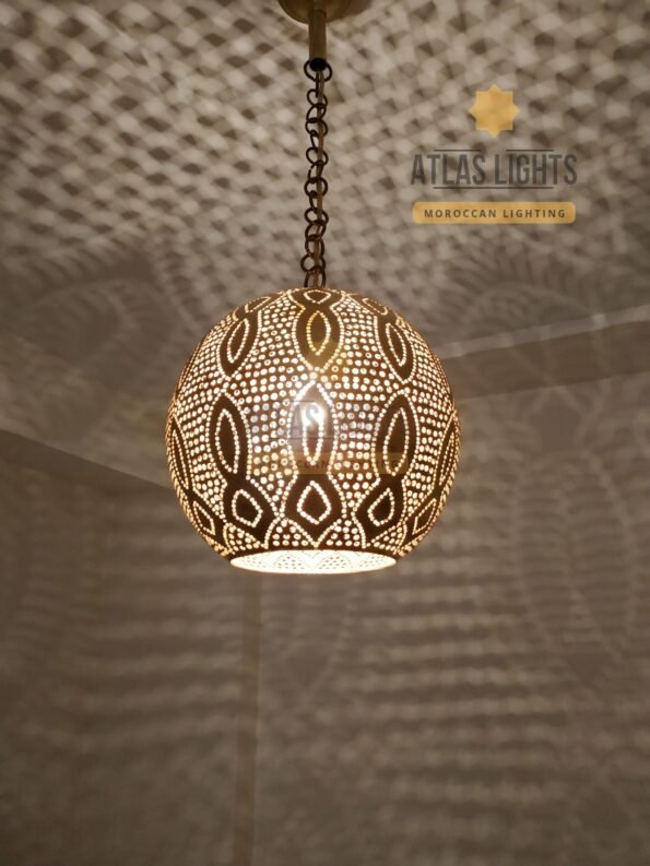 Moroccan Hanging Brass Lamp Lighting