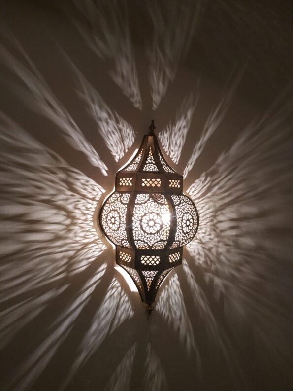 Moroccan Wall Lights Lamp - Handcrafted Brass Sconce