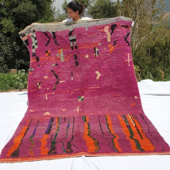 ACHEL | 8'5x6 Ft | 2,5x1,5 m | Moroccan Colorful Rug | 100% wool handmade