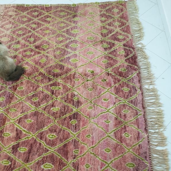 ALGODON | 9'5x8'6 Ft | 2,90x2,62 m | Moroccan Beni Mrirt Rug | 100% wool handmade - Image 2