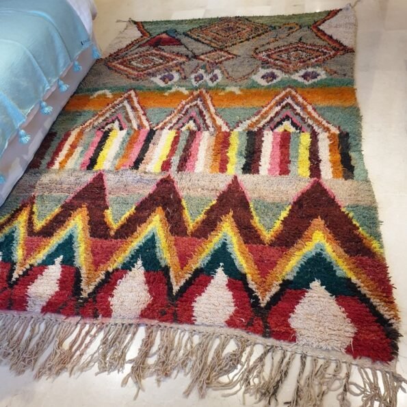 ALYCH | 10x6'6 Ft | 3x2 m | Moroccan Colorful Rug | 100% wool handmade - Image 5