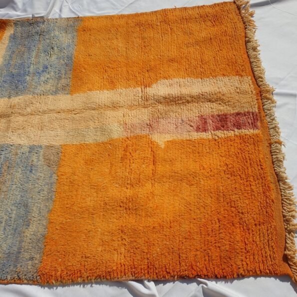 AMASTI | 8'27x5'45 Ft | 2,52x1,66 m | Moroccan Colorful Rug | 100% wool handmade - Image 2