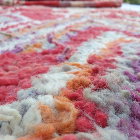 AWRAY Runner | 9'5x2'8 Ft | 2,90x0,85 m | Moroccan Colorful Rug | 100% wool handmade - Image 6