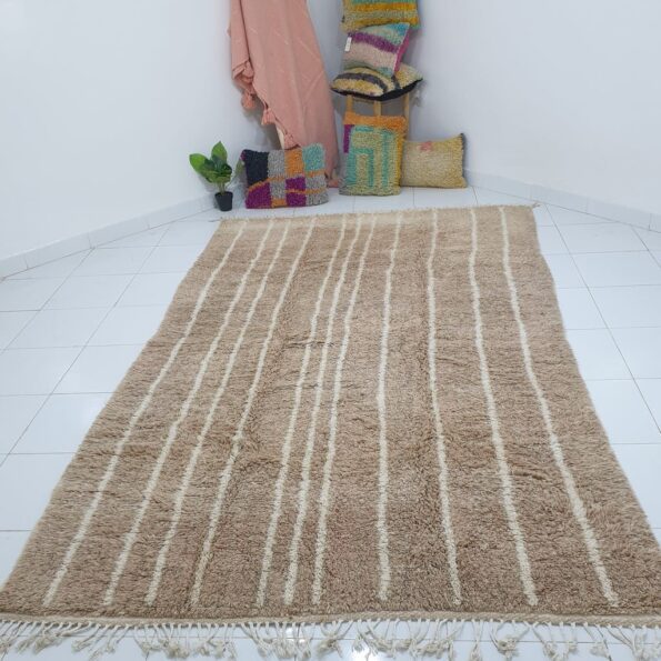 AZALEM | 10'5x6'4 Ft | 3,20x2,00 m | Moroccan Colorful Rug | 100% wool handmade - Image 2