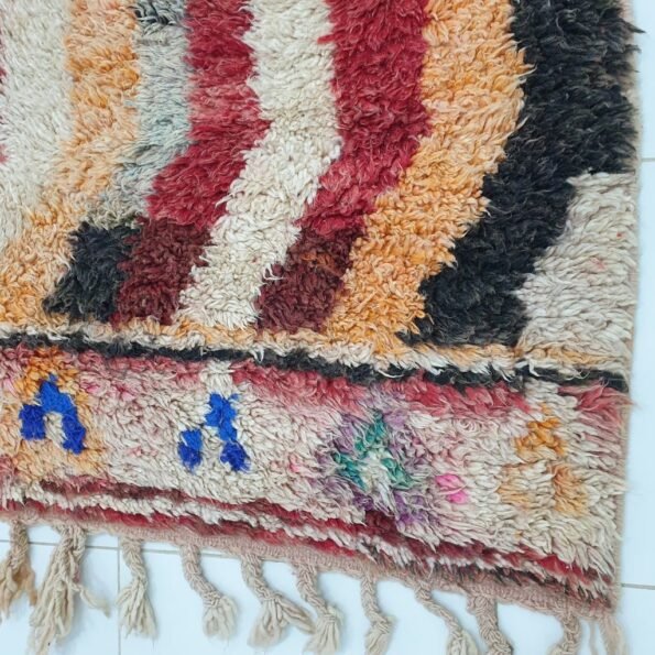 BAKA | 9'1x6'3 Ft | 2,77x1,91 m | Moroccan Colorful Rug | 100% wool handmade - Image 8