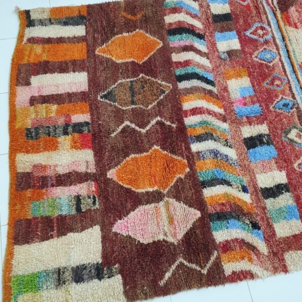 BAKA | 9'1x6'3 Ft | 2,77x1,91 m | Moroccan Colorful Rug | 100% wool handmade - Image 9