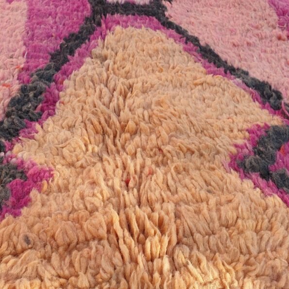 BASHA | 8x5'6 Ft | 2,5x1,7 m | Moroccan Colorful Rug | 100% wool handmade - Image 3