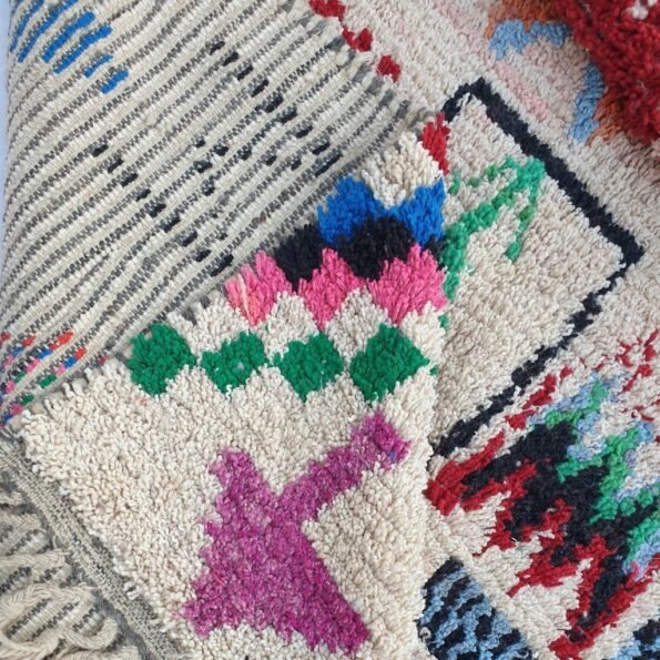 BAYDA | 9x5 Ft | 2,7x1,5 m | Moroccan Colorful Rug | 100% wool handmade - Image 5