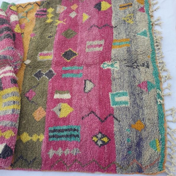 BIDAYA | 10'3x6'5 Ft | 314x199 cm | Moroccan Colorful Rug | 100% wool handmade - Image 2