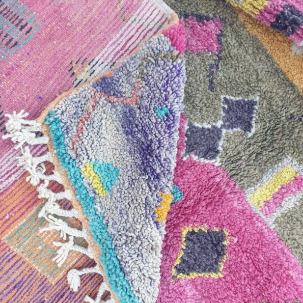 BIDAYA | 10'3x6'5 Ft | 314x199 cm | Moroccan Colorful Rug | 100% wool handmade - Image 5