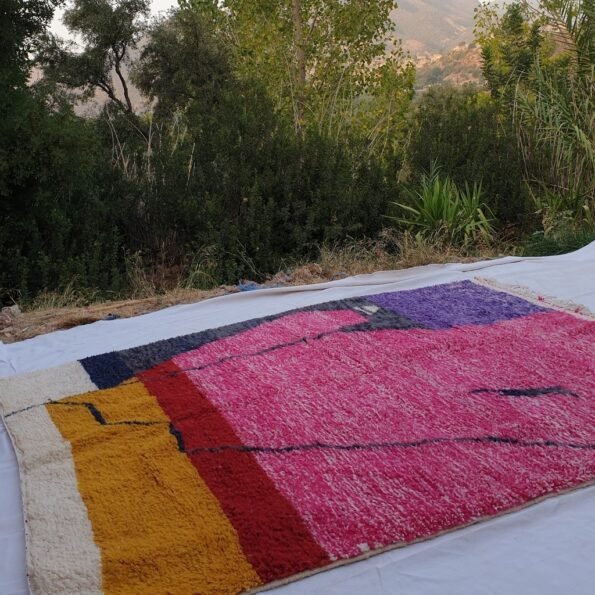 BLANKA | 8'8x6'9 Ft | 2,67x2,10 m | Moroccan Beni Ourain Rug | 100% wool handmade - Image 7