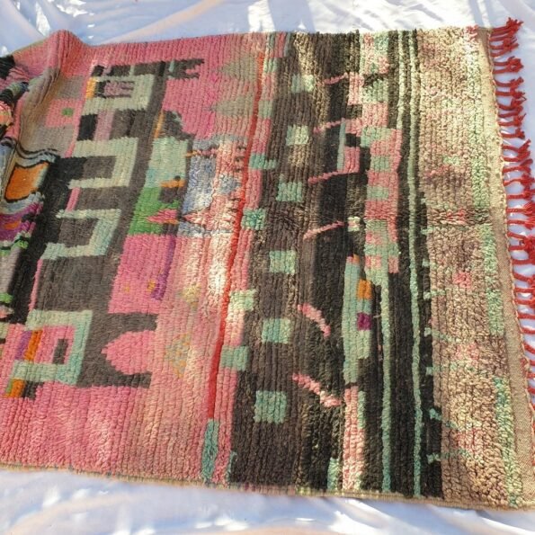 BNIN | 9x5 Ft | 2,8x1,5 m | Moroccan Colorful Rug | 100% wool handmade - Image 2