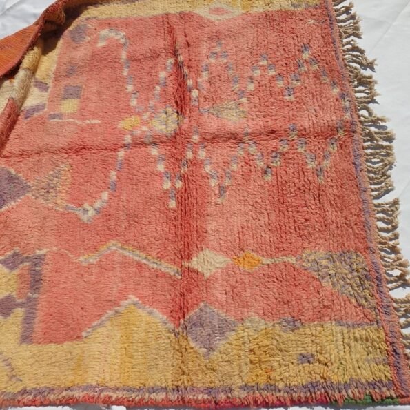 BULU | 8'5x5'5 Ft | 2,60x1,70 m | Moroccan Colorful Rug | 100% wool handmade - Image 2