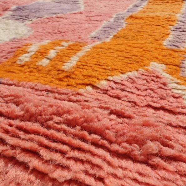 BULU | 8'5x5'5 Ft | 2,60x1,70 m | Moroccan Colorful Rug | 100% wool handmade - Image 3