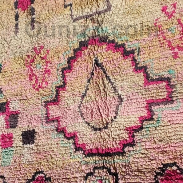 CHAHDIA | 10x6'7 Ft | 307x204 cm | Moroccan Vintage style Rug | 100% wool handmade - Image 7