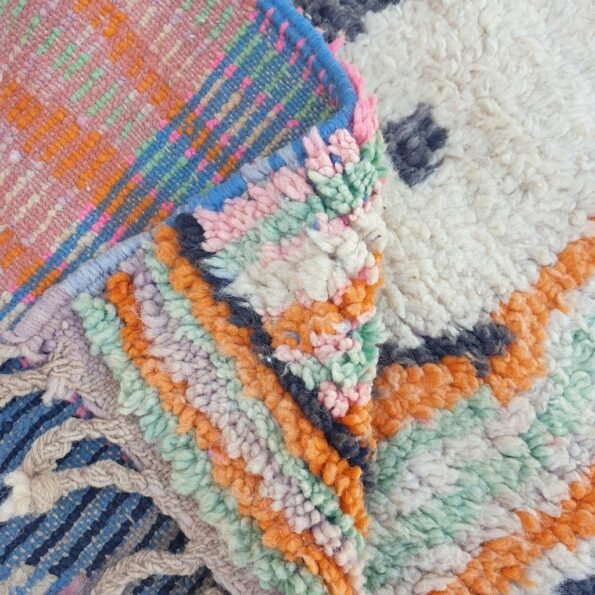 CHINN Runner | 10'2x2'5 Ft | 3,10x0,76 m | Moroccan Colorful Rug | 100% wool handmade - Image 5