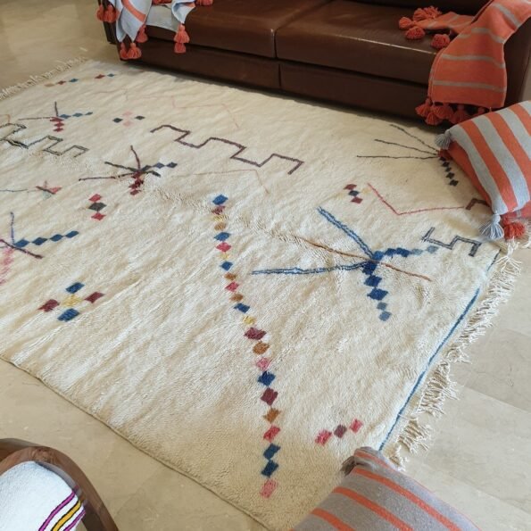 Customized AMAZ | 2,75x1,70 m | Moroccan Beni Mrirt Rug | 100% wool handmade - Image 2