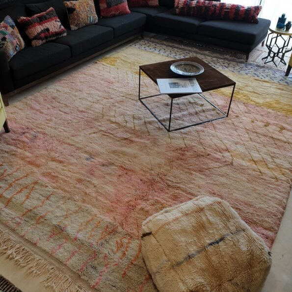 Customized BELADA | 10'x8' Ft | Moroccan Beni Mrirt Rug | 100% wool handmade - Image 5