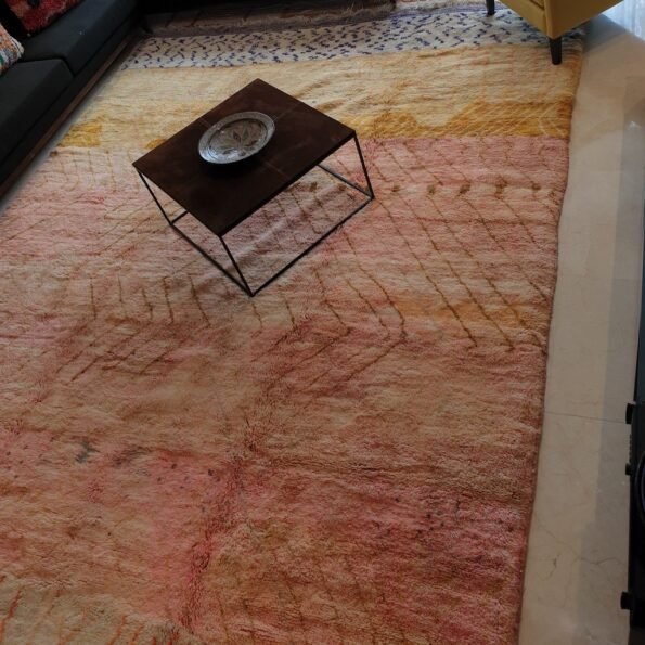 Customized BELADA | 10'x8' Ft | Moroccan Beni Mrirt Rug | 100% wool handmade - Image 3