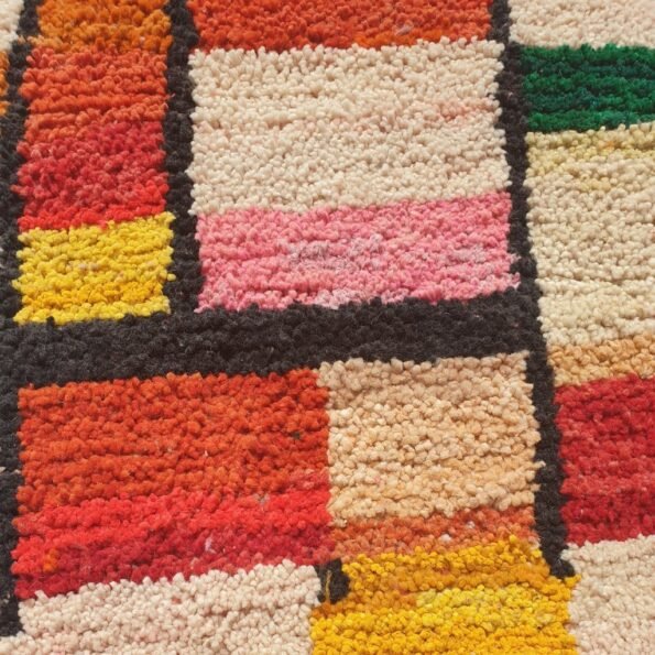 Customized DAMA | 9'5x7 Ft | 3x2 m | Moroccan Colorful Rug | 100% wool handmade - Image 8