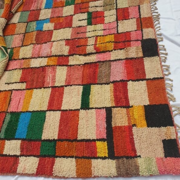 Customized DAMA | 9'5x7 Ft | 3x2 m | Moroccan Colorful Rug | 100% wool handmade - Image 2