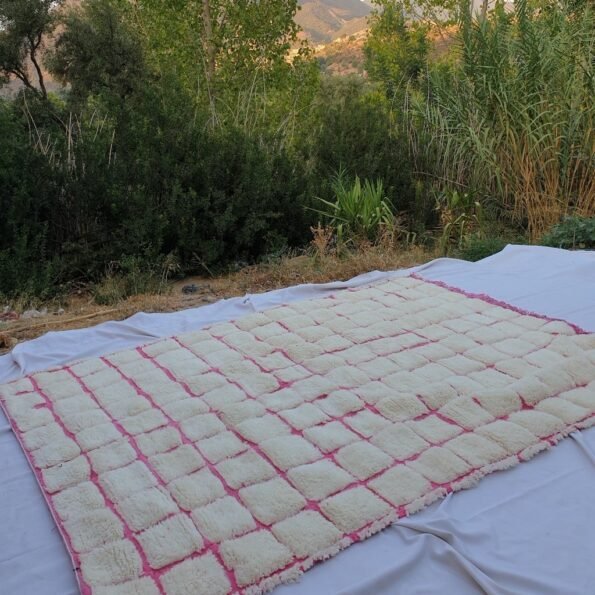 Customized GOUTA | 9'3x6'7 Ft | 285x205 cm | Moroccan Beni Ourain Rug | 100% wool handmade - Image 7