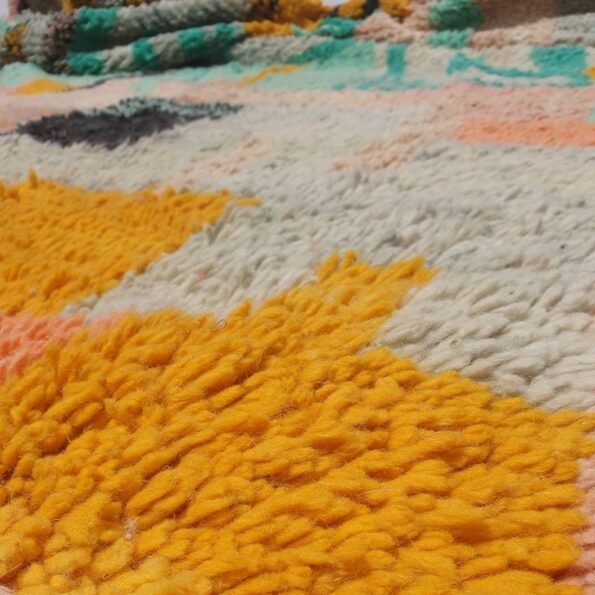 SIMILIGRANA | 10x8 ft | 3,2x2,4 m | Moroccan Colorful Rug | 100% wool handmade - Image 3