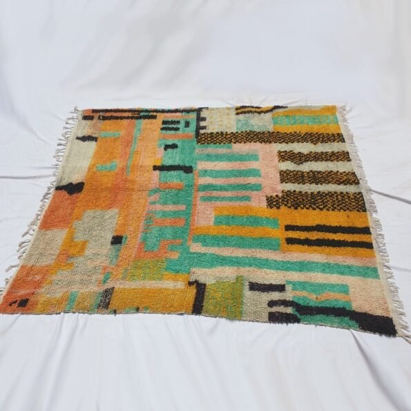 CUSTOMIZED SIMIGRANA | 2x3 m | Moroccan Colorful Rug | 100% wool handmade - Image 5