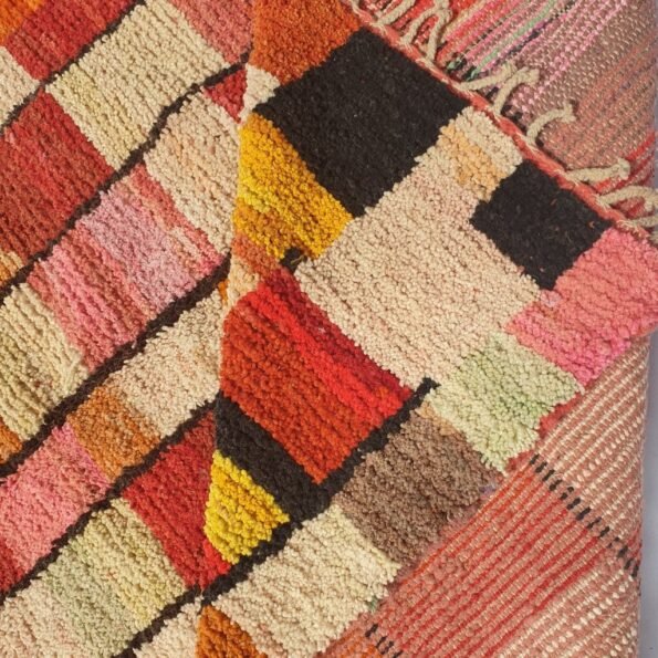 DAMA | 9'5x7 Ft | 3x2 m | Moroccan Colorful Rug | 100% wool handmade - Image 5