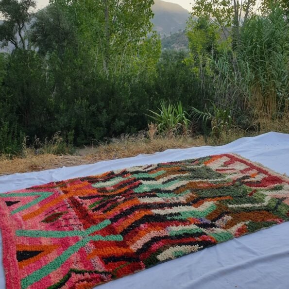 DAYKHA | 9'9x5'7 Ft | 3x1,7 m | Moroccan Colorful Rug | 100% wool handmade - Image 7