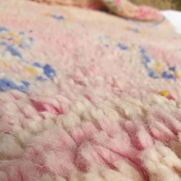 DAYKKA | 8'5x5' Ft | 2,6x1,5 m | Moroccan VINTAGE STYLE Colorful Rug | 100% wool handmade - Image 3