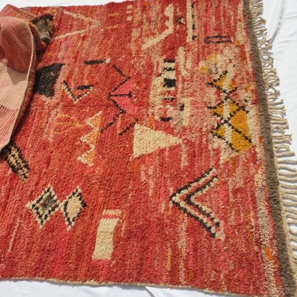 DELLAHA | 9'5x6'5 Ft | 3x2 m | Moroccan Colorful Rug | 100% wool handmade - Image 2