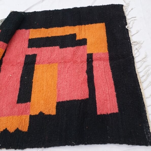 DIALI | 6x9'4 Ft | 2,88x1,84 m | Moroccan Beni Ourain Rug | 100% wool handmade - Image 2