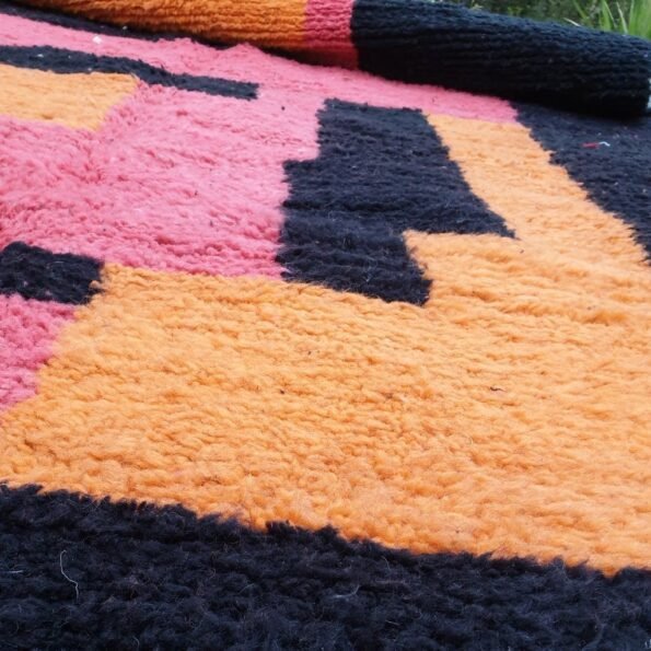 DIALI | 6x9'4 Ft | 2,88x1,84 m | Moroccan Beni Ourain Rug | 100% wool handmade - Image 6