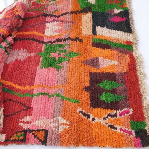 DICHRA | 8'6x5'7 Ft | 2,6x1,7 m | Moroccan Colorful Rug | 100% wool handmade - Image 2